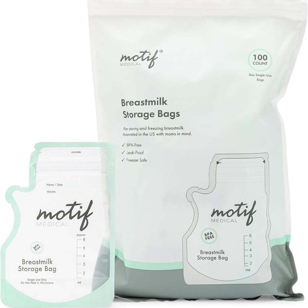 Motif breastfeeding storage bags 3 packs (each pack  100 counts bags)